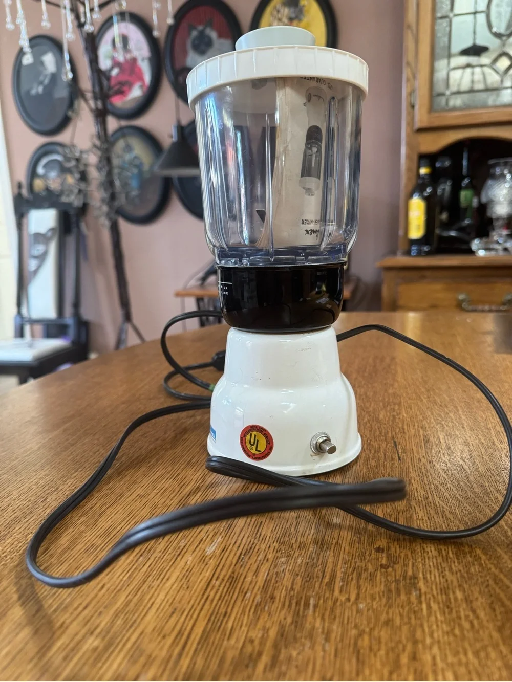 Vintage 1950 Molinex French grinder/ blender. 10” Tall.
